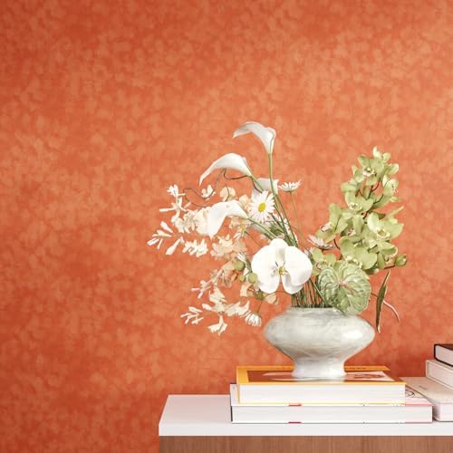 15.7"x472" Orange Self Adhesive Felt Fabric Sheets Soft Velvet Flocking Liner - Image 4