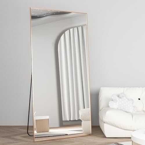 Full Length Mirror 71"x25" Floor Mirror Large Gold Mirror Body Rectangle Mirror - Image 6