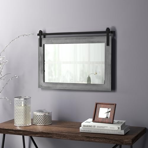 COGOOD Farmhouse Barn Door Mirror by COGOOD