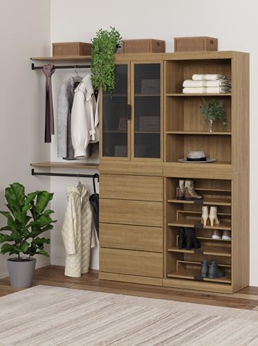 ClosetMaid Mosaics Closet Shelf & Rod Adjustable Kit, Customizable Closet System - Image 2