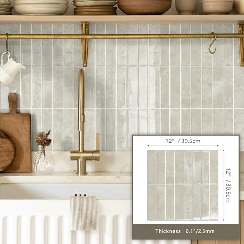 10 Sheets Upgraded Thicker Design Subway Tile Peel and Stick Backsplash - Image 4