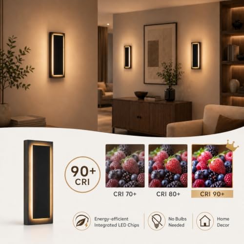 11.8 Inch Modern LED Wall Sconce, 3000K Warm Light Wall Light Fixture, Indoor - Image 6