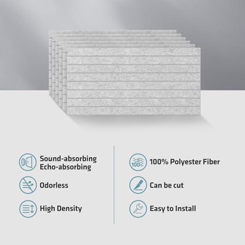6 Pack 47.2"x23.6" Acoustic Panels, Sound Absorbing Panels - Image 4