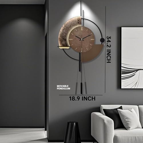 SIN&MI Wall Clock, Decorative Wall Clocks - Image 4