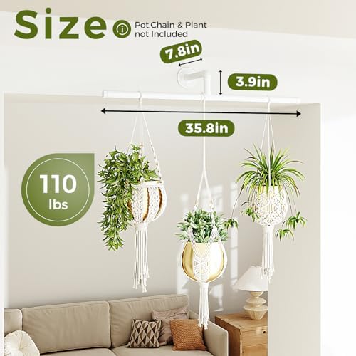 Bamworld Hanging Planters for Indoor Plants Plant Hanger Indoor - Image 5