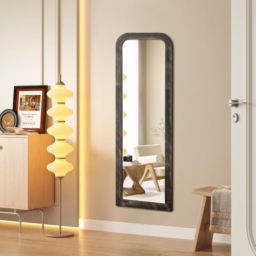 AAZZKANG Hanging Mirror Full Length Large Rectangle Wooden Framed 47"x16" - Image 4