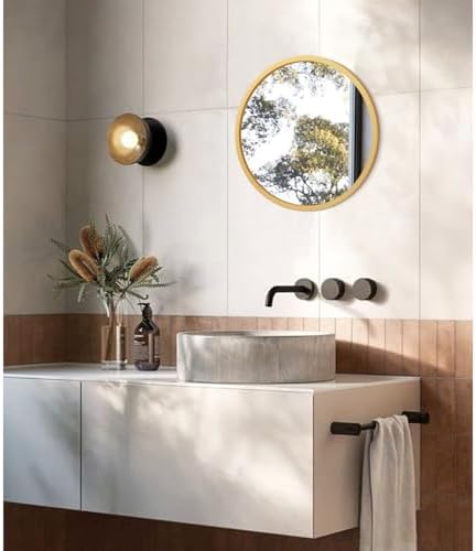 JJUUYOU Wall Mirror 24 Inch Round Wall Mirror - Image 3