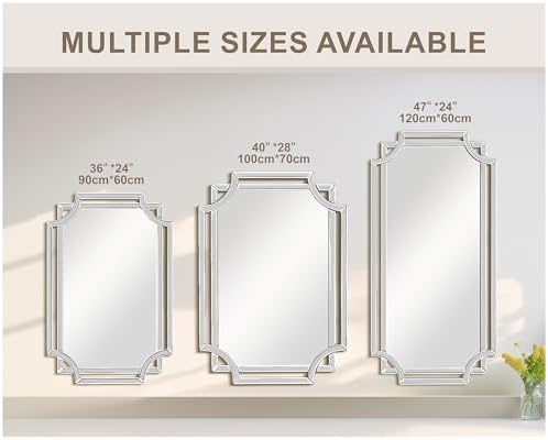 Chende Scalloped Large Wall Mirror, Wall Decor - Image 6