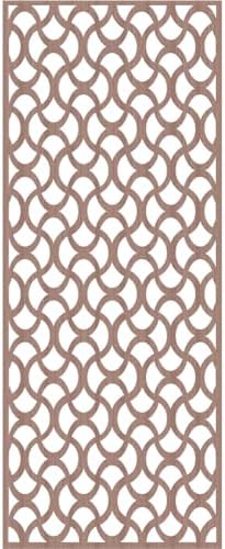 Resort Decorative Pierced Fretwork Wood Wall Panels, 31 3/8"W x 79 3/8"H x 3/8"T - Image 2