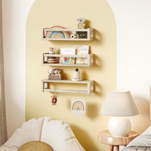 3Pack Solid Wood Floating Shelves - Image 4