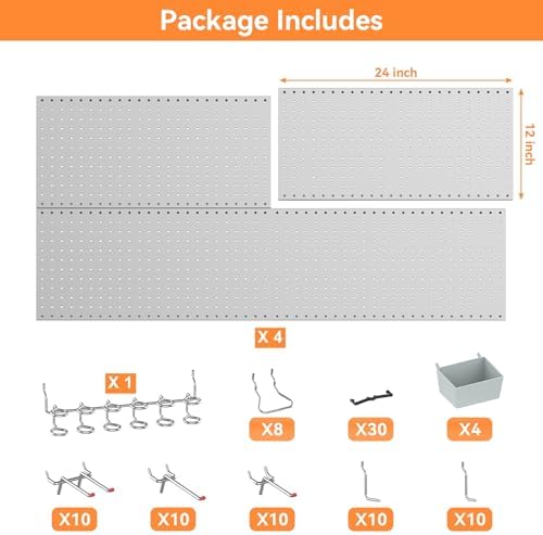 WALMANN Metal Pegboard Kit - Image 4