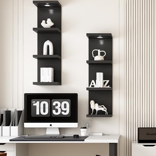 LitaEther Versatile 4 Tier Wall Shelf Unit, Display Floating Shelf - Image 2