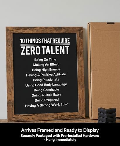 10 Things That Require Zero Talent Wall Art - Image 5