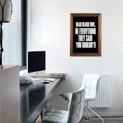 Be Everything They Said You Couldn't Motivational Canvas Wall Art, - Image 3