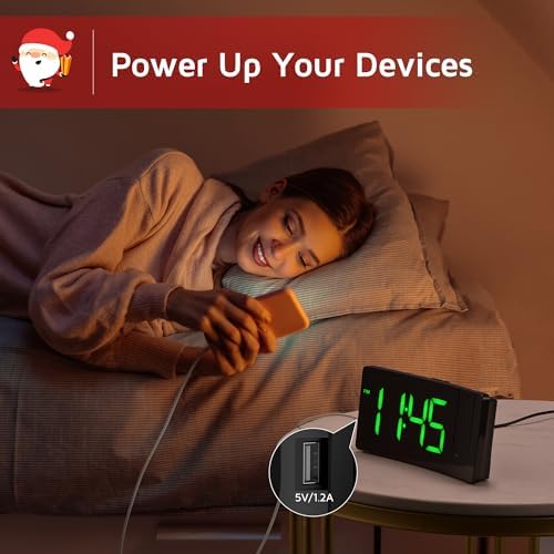 GOLOZA Projection Alarm Clock, Digital Clock - Image 4