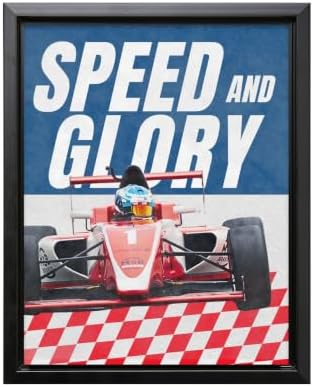 InkFlow Posters Racing Car Canvas Poster by InkFlowPosters