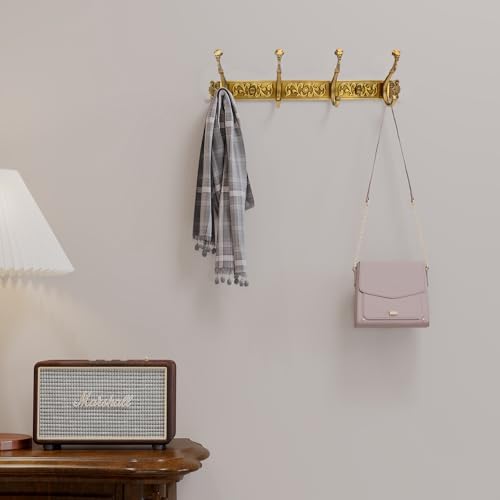 Coat Rack Wall Mount, Vintage Wall Hooks Coat Hooks Antique Towel Racks - Image 3