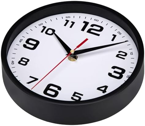 Wall Clock Silent Non-Ticking 12 Inch Clocks Battery Operated - Image 5