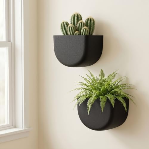 Asnext 2 Pack Indoor Wall Planter, 7 Inch Wall Planter Pot - Image 2