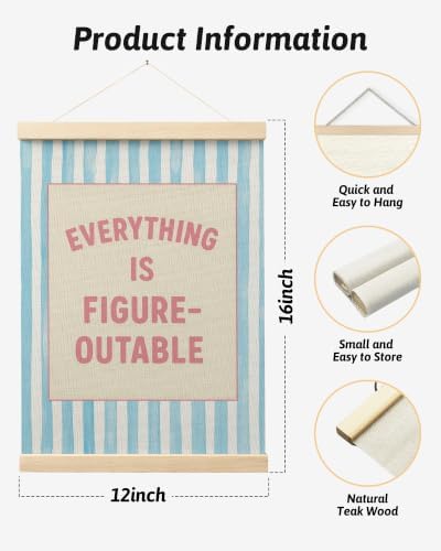 FGFK Positive Affirmations Wall Art Poster Hanger Frame 12x16 Inch - Image 2