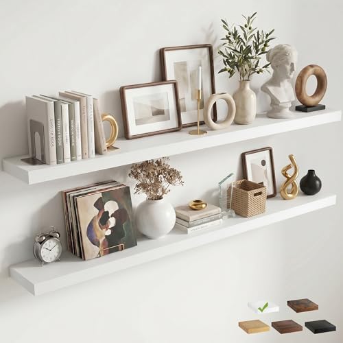 72 Inch Floating Shelves for Wall by FLYJOE
