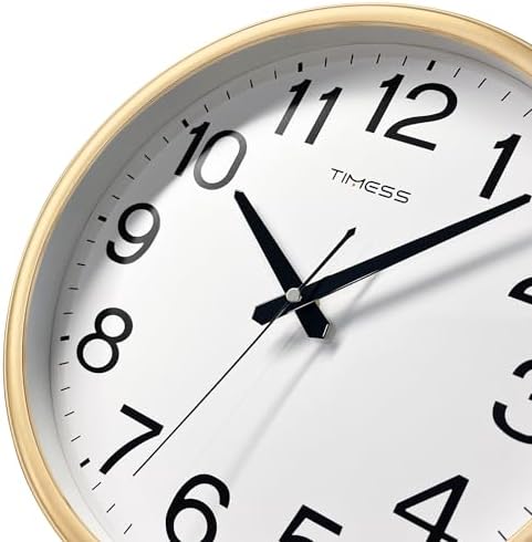 Wall Clock, 16 Inch Large Dial Non-Ticking Silent Battery Operated Quality - Image 2