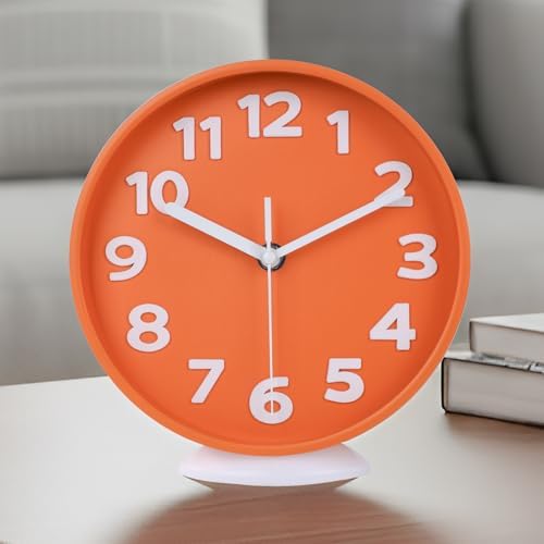 12 Inch Modern Dual‑Mode Clock, Wall Clock & Tabletop Clock by JENLYSTIME