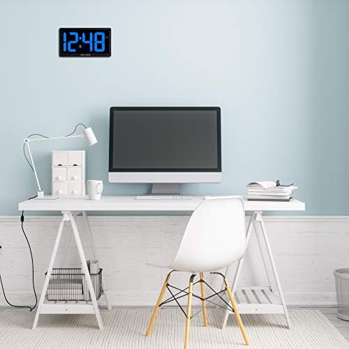 AcuRite 10" Blue LED Digital Clock - Image 6