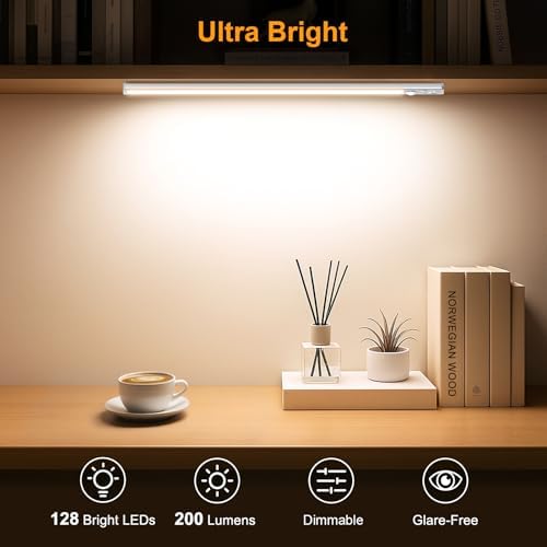Gritin 14.7inch Under Cabinet Lighting Rechargeable 2 Pack - Image 3