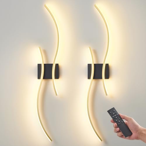 Wireless Wall Sconces Set of Two by Unknown
