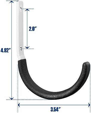 GeeWatom Heavy Duty Steel Garage Hooks, Garage Storage Utility Hooks, Heavy - Image 2