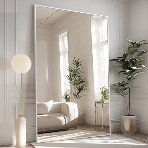 MELOMOIR 44"x72" Oversized Floor Mirror, Free Standing Leaning or Hanging by MELOMOIR
