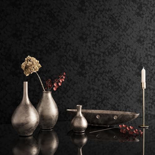 VEELIKE Black Mottled Self Adhesive Velvet Drawer Liners - Image 4