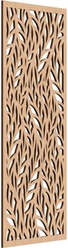 Ortonville Decorative Pierced Fretwork Wood Wall Panels, 17 3/8"W x 44 3/8"H x by EkenaMillwork