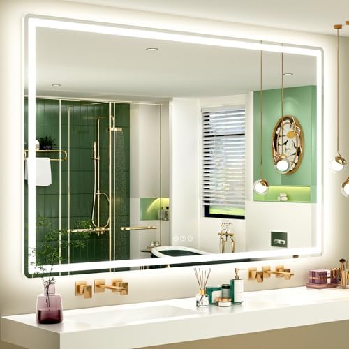 SMIROR 60x40 LED Lighted Bathroom Vanity Mirror by SMIROR
