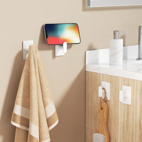 pickpiff Adhesive Towel Hooks: 20LB Extra Strong Wall Hanger - Image 5