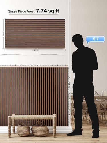 Mollywell Wood Panels for Wall, 47.2x23.6 in - Image 3