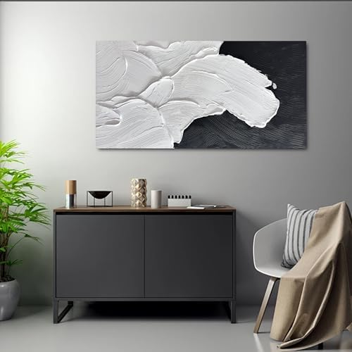 Tarfupth Black and White Abstract Wall Art - Image 2