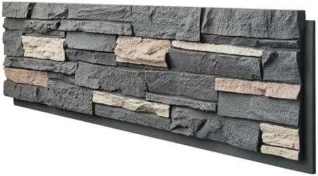ROOMTEC 1-Pack Faux Stone Wall Covering Panels by ROOMTEC