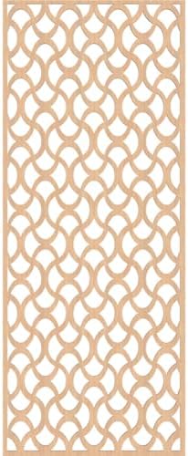 Resort Decorative Pierced Fretwork Wood Wall Panels, 19 3/8"W x 49 3/8"H x 1/4"T - Image 4
