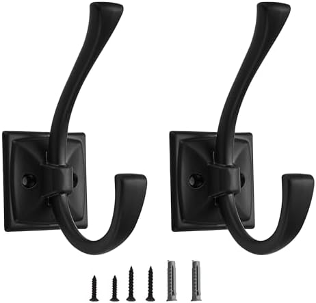 2 Pack Decorative Heavy Duty Towel Hooks by CABDM