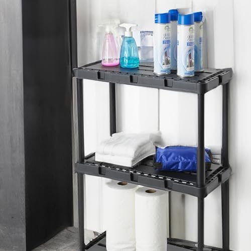 Gracious Living Knect-A-Shelf 3-Shelf Solid Light-Duty Storage - Image 5
