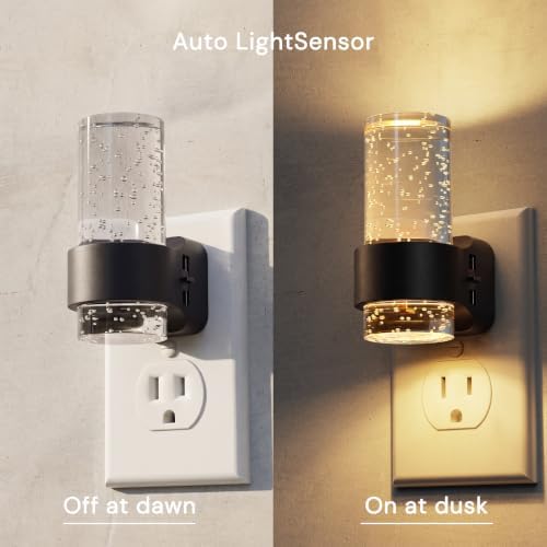 L LOHAS LED Night Lights Plug into Wall, 4 Pack Mini Dimmable Night Light - Image 2
