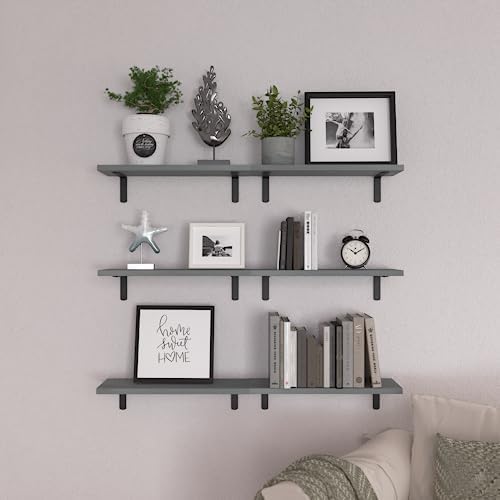 WOPITUES Floating Shelves Set of 6 - Image 6