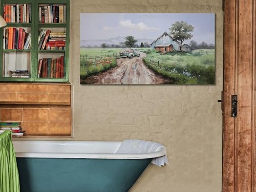 Arjun Landscape Wall Art Canvas Farmhouse Pictures Wall Decor - Image 5