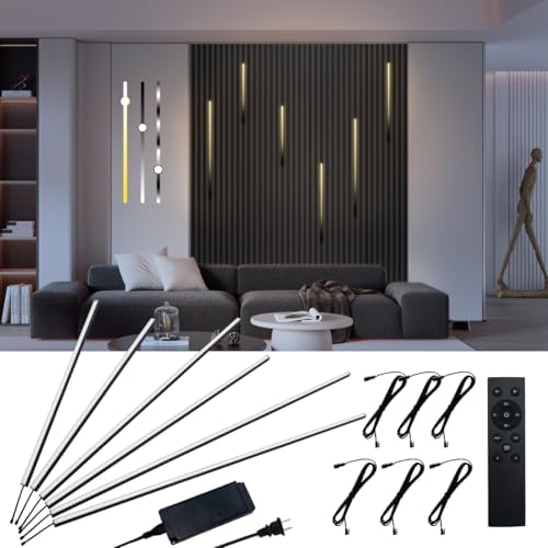 HAMRVL CCT Tunable 3000K-6500K Wall Panel Lights, 28 Mode, Slat Wall Lights by HAMRVL