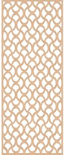 Resort Decorative Pierced Fretwork Wood Wall Panels, 19 3/8"W x 49 3/8"H x 1/4"T - Image 2