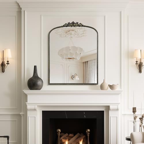 WallBeyond Black Vintage Mirror - Image 2