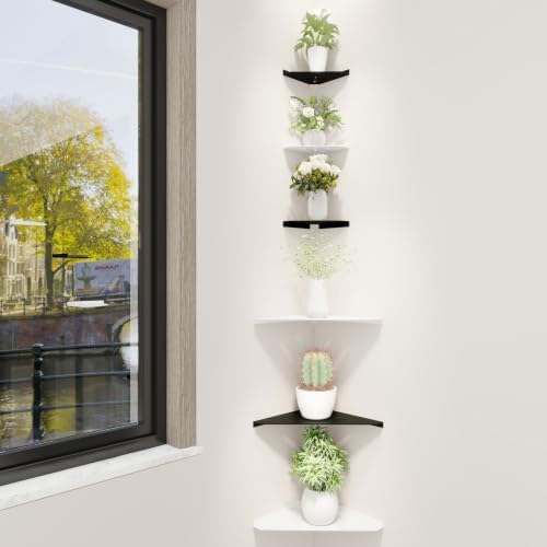 Corner Shelf, 3.0mm Aluminum Alloy Corner Shelf Wall Mounted, - Image 6