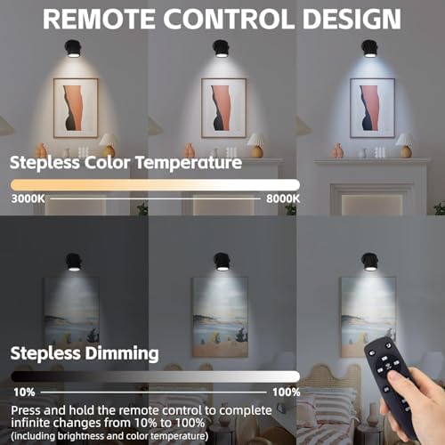 Stepless Adjustable Color Temperature and Dimmable Uplights Indoor - Image 3